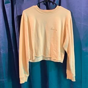 Yellow sweatshirt